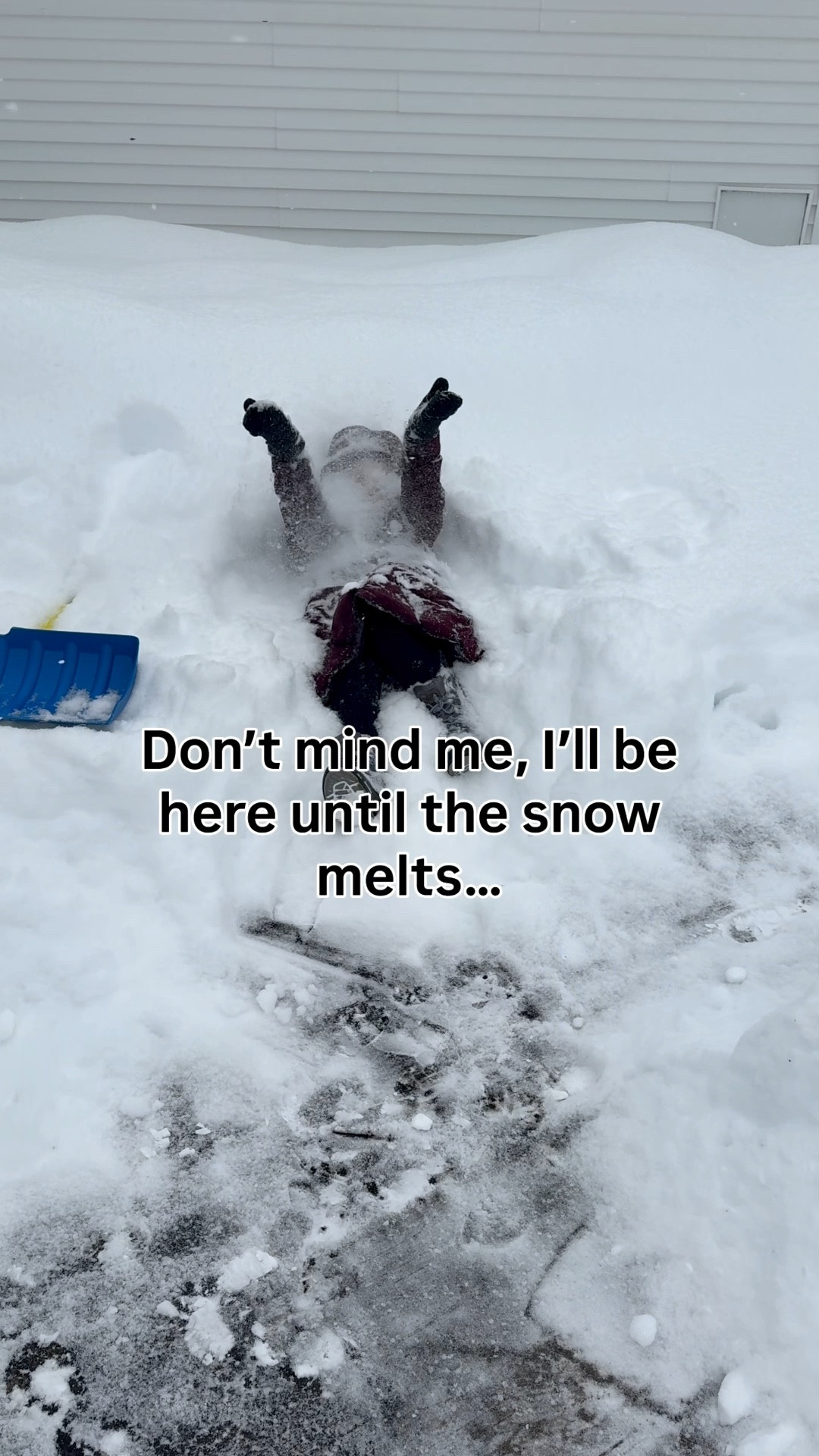 Which at the rate we are going won’t be until July.

#isitsummer #overwinter #winterinnewengland 

#LTKSeasonal #LTKActive #LTKdayinmylife