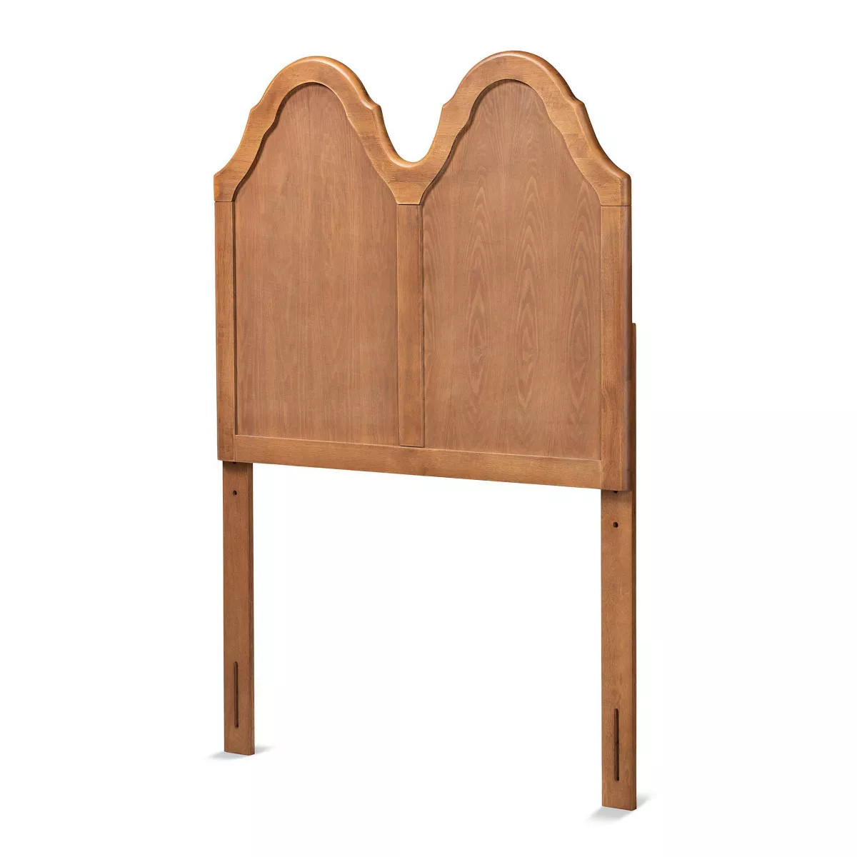 Tobin Vintage Wood Arched Headboard Walnut - Baxton Studio | Target