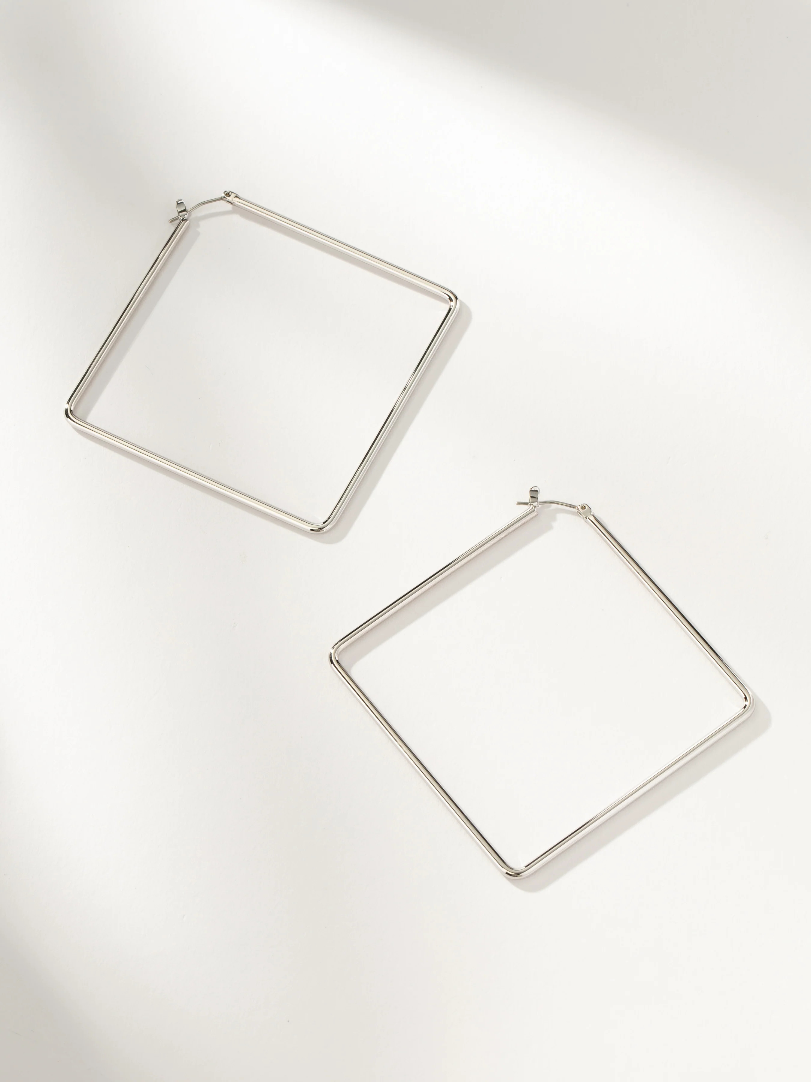 Girl Boss Geometric Hoop Earrings in Gold or Silver | Uncommon James | Uncommon James