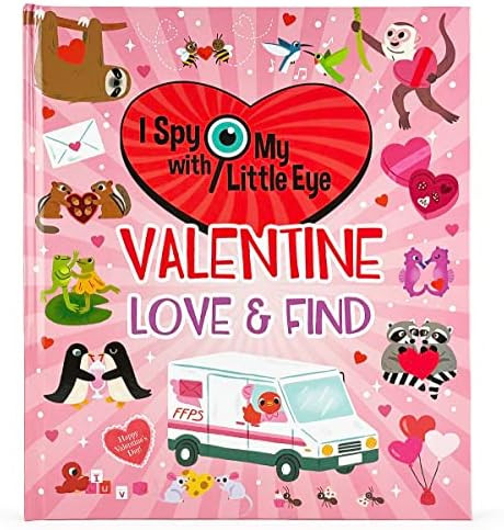 Valentine Love & Find - I Spy With My Little Eye Kids Search, Find, and Seek Activity Book, Ages ... | Amazon (US)