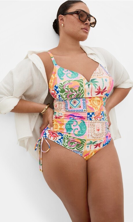 ☀️ Vacation-ready and made for curves! 🌴

Obsessed with this colorful one-piece from City Chic. The vibrant print, flattering fit, and adjustable side ruching make it the perfect swimsuit for beach days, poolside lounging, and tropical getaways.

City Chic continues to deliver stylish, confidence-boosting fashion in sizes 10–26, and this swimsuit is a standout for summer. Pair it with a lightweight cover-up, oversized sunglasses, and your favorite sandals for an effortless resort look.

#CityChic #CityChicStyle #PlusSizeFashion #PlusSizeSwimwear #CurvyStyle #VacationStyle #BeachVacation #ResortWear #SummerStyle #SwimsuitSeason #ConfidenceInStyle #CurvyFashion #LTKPlusSize #LTKSwimwear #VacationOutfit

#LTKPlusSize #LTKMidsize #LTKSwim
