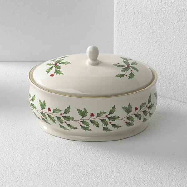 Lenox Round Porcelain Covered Dish | Wayfair North America