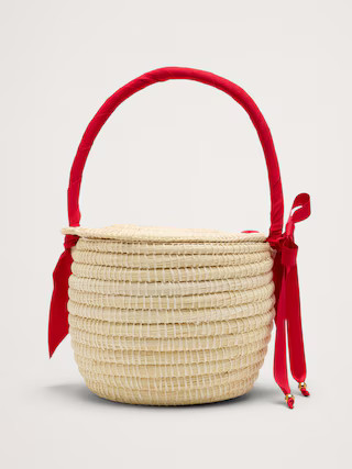 Mini Straw Picnic Bag by Sensi Studio | Banana Republic (US)
