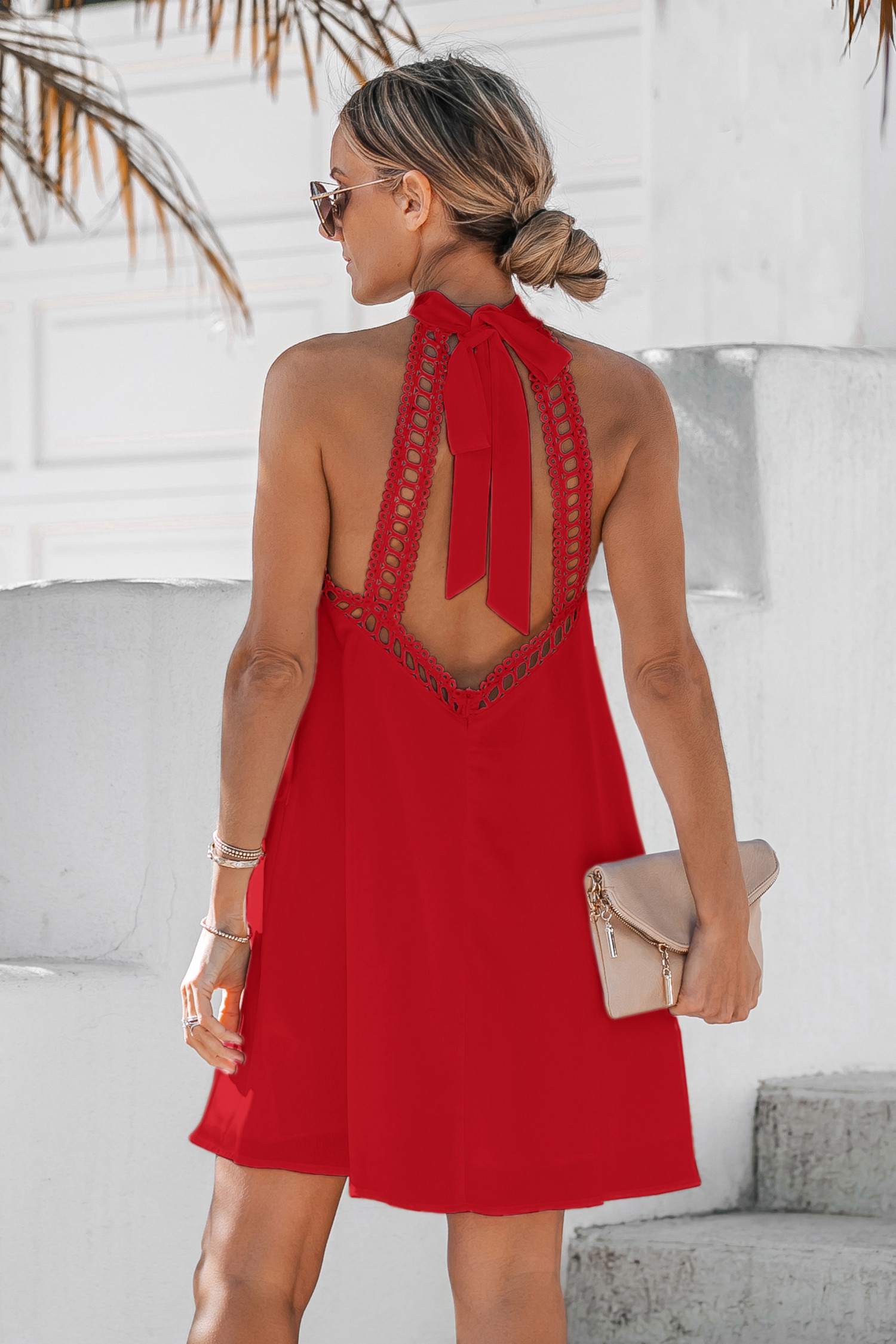 First Glance Red Mini Dress | Cupshe US