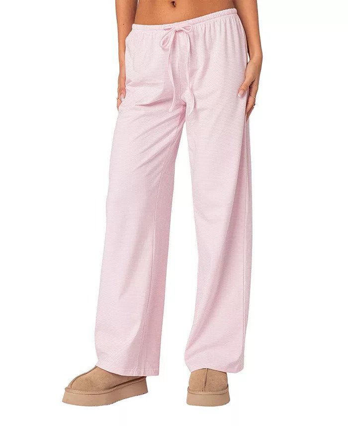 Olivia Striped Loose Fit Pants | Bloomingdale's (US)