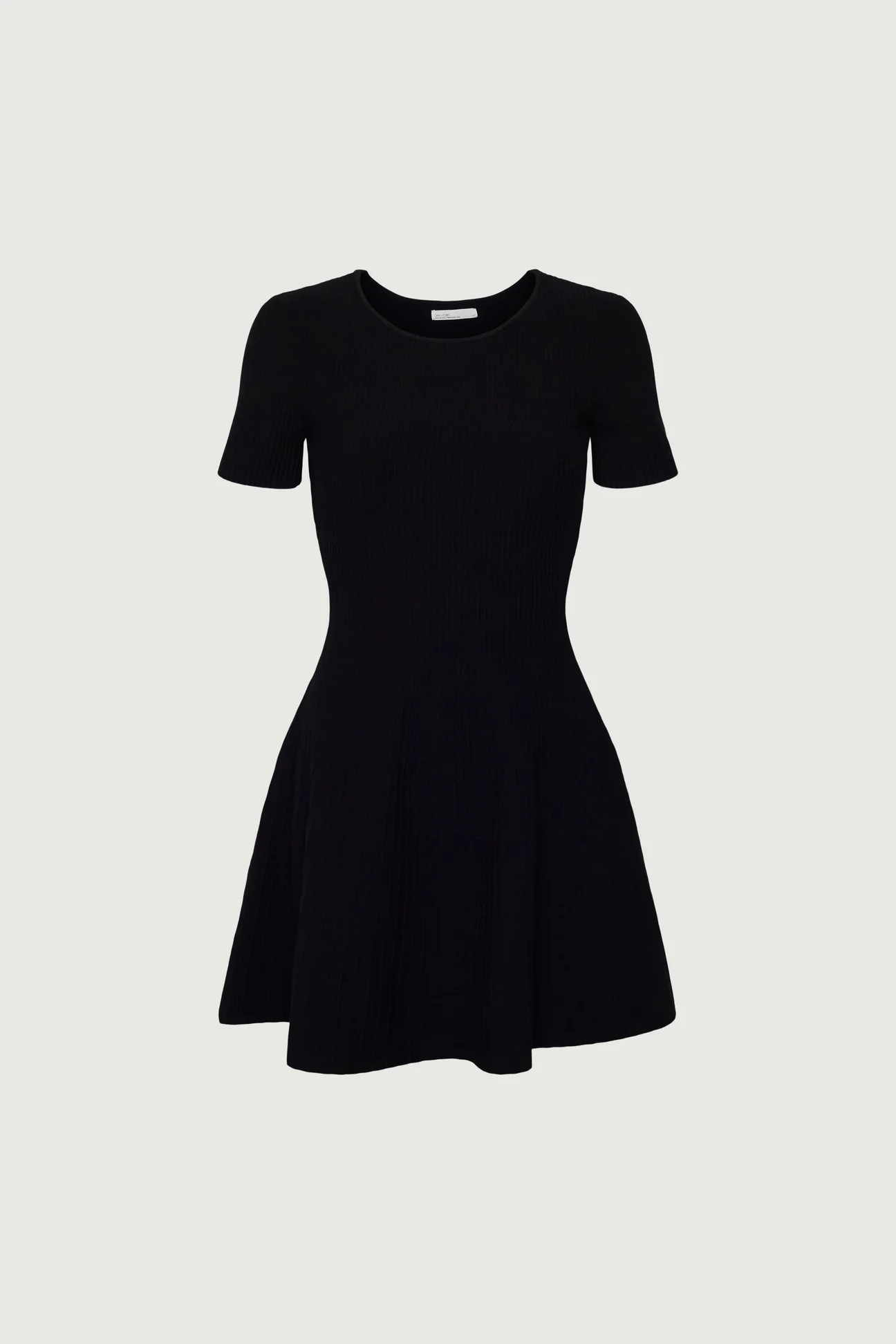 RIBBED SHORT SLEEVE MINI DRESS | OAK + FORT