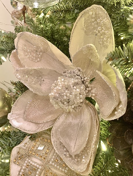 18" MAGNOLIA STEM - SNOW CREAM - 305 Deco Living | 305 Deco Living & Co