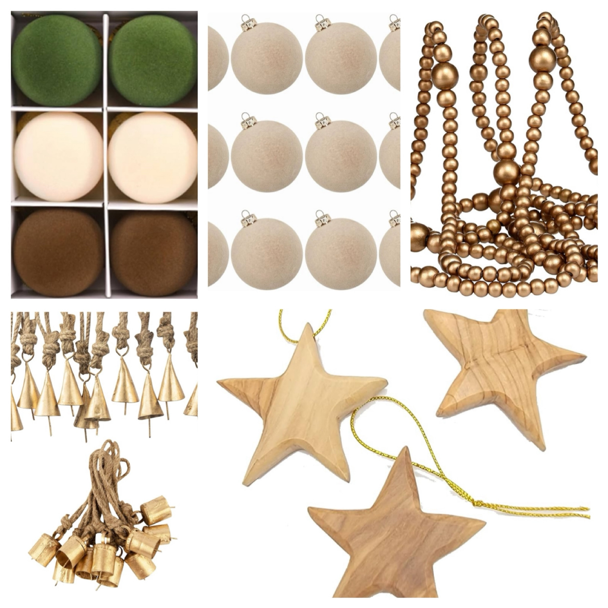 Rustic Christmas ornaments. Viral velvet Christmas ornaments. Wooden Christmas  stars and bells 

#LTKSeasonal #LTKHome #LTKStyleTip