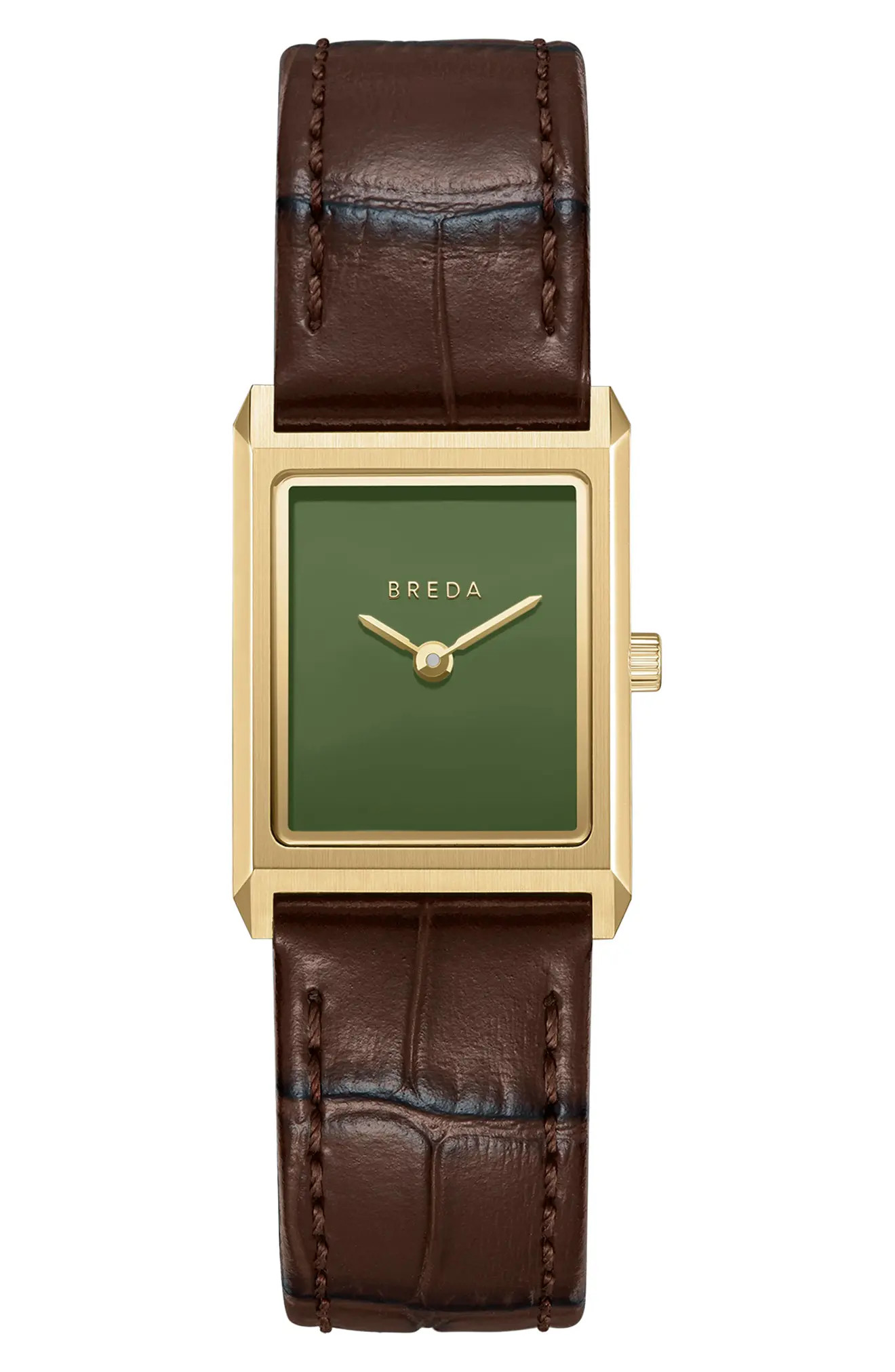Virgil Leather Strap Watch, 16mm x 8mm (Women) | Nordstrom | Nordstrom