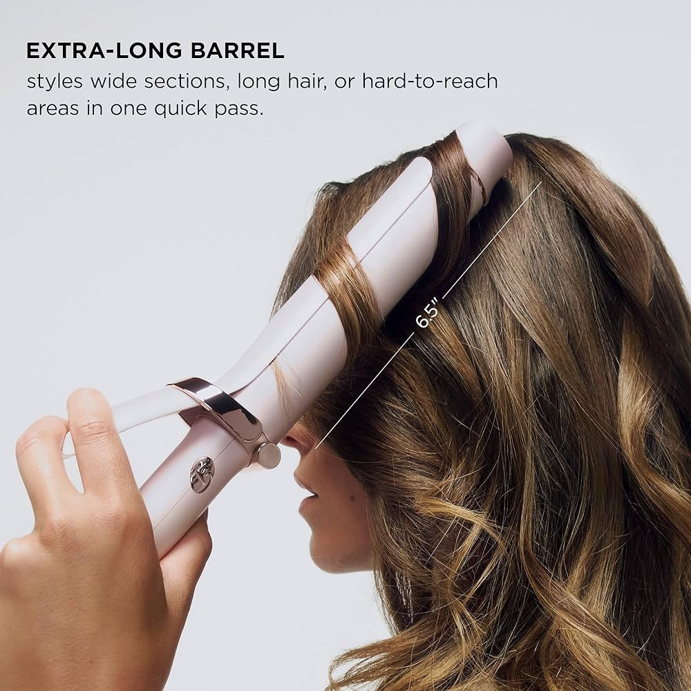 T3 SinglePass Curl X Extra-Long Barrel 1", 1.25", 1.5" Curling Iron with 9 Heat Settings and Cera... | Amazon (US)