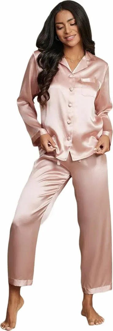 Pure Silk Casual Button Up Women's Pajamas | Nordstrom