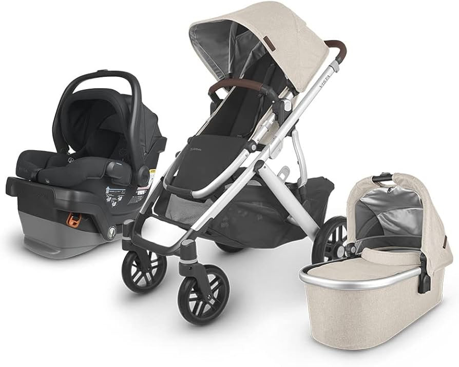 Vista V2 Stroller- Declan (Oat Melange/Silver/Chestnut Leather) + MESA V2 Infant Car Seat - Jake ... | Amazon (US)