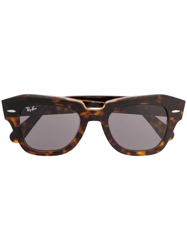 State Street square-frame sunglasses | Farfetch Global