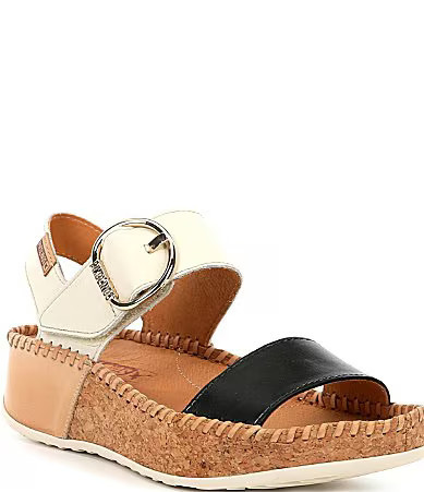 Pikolinos Marina Leather Cork Wedge Sandals -  42(11) | Dillard's