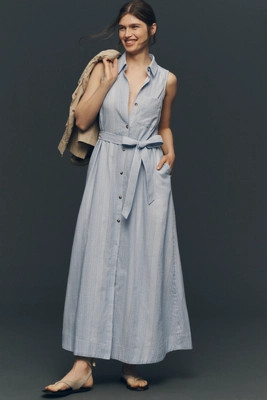 Mona Cotton Shirt Dress by Maeve | Anthropologie (US)