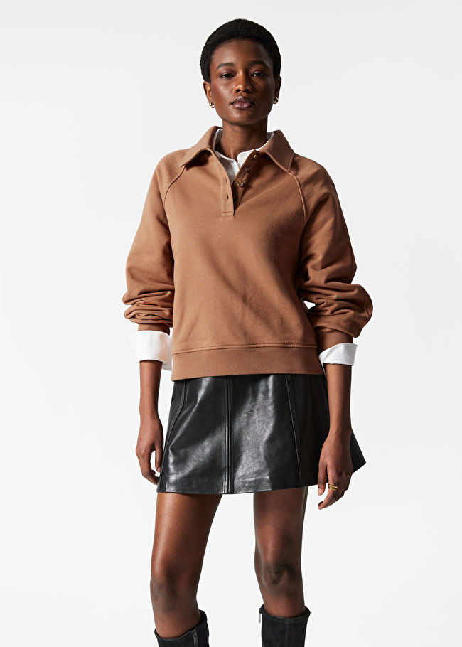 Collared Polo Sweatshirt | & Other Stories UK