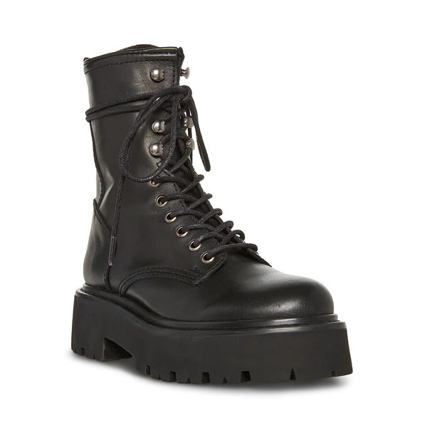 ROWEN BLACK LEATHER | Steve Madden (US)