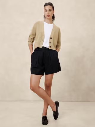 Chunky Cropped Cardigan | Banana Republic Factory