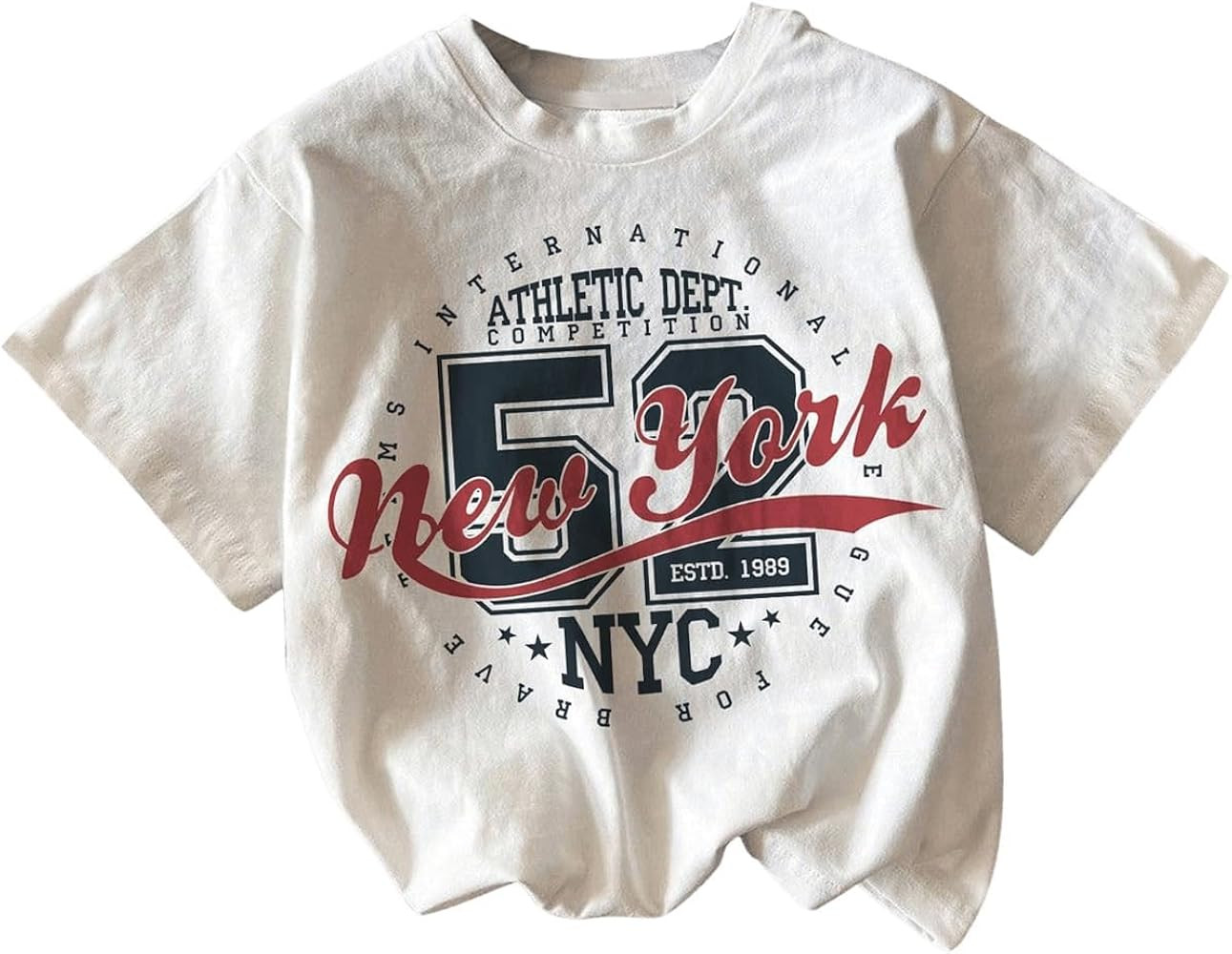 QJQ Women's Letter Graphic Tshirts Cherry Car Short Sleeve Crewneck Tees Casual Summer Trendy Vin... | Amazon (US)