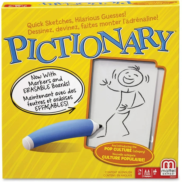 Pictionary Quick-Draw Guessing Game for Family, Kids, Teens and Adults, 8 Year Old & Up - Walmart... | Walmart (US)