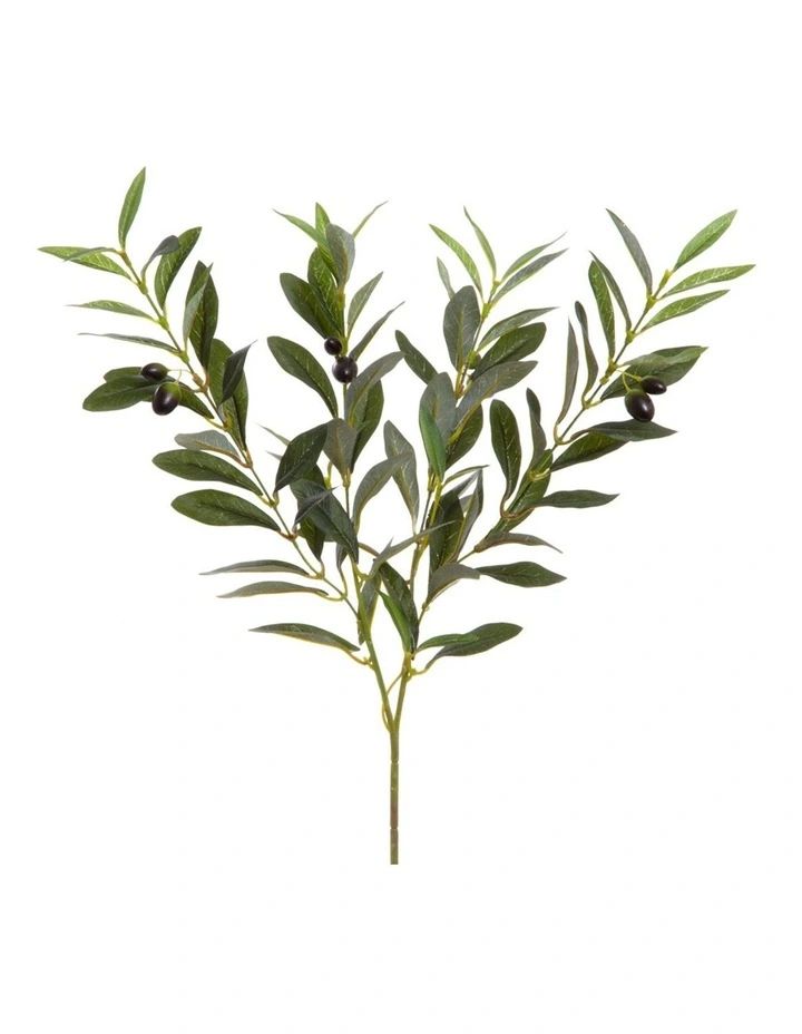 Olive Leaf Spray 90cm Green | Myer