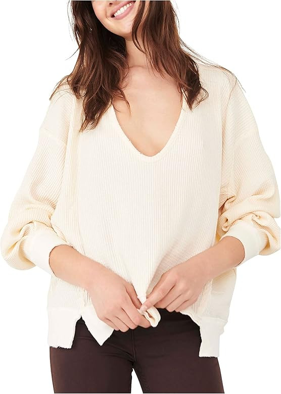 Free People Women's Buttercup Thermal Top | Amazon (US)