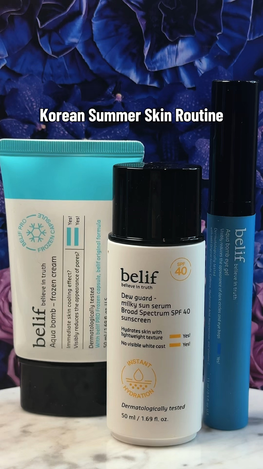 belif Summer Skin Bundle ✨ Currently loving this cooling Korean skincare trio for summer skin routines. The Aqua Bomb Frozen Cream feels lightweight and refreshing, the Aqua Bomb Eye Balm layers beautifully for everyday hydration, and the Dew Guard SPF 40 gives the prettiest natural glow under makeup. Linking the full bundle plus cosmetic bags and travel beauty favorites that match the entire blue summer skincare aesthetic. Perfect for travel skincare, pool days, and everyday glowy skin routines.

Nirvana the Shih Tzu 💋 Nirvana Approved

#LTKgrwm #LTKdayinmylife #LTKBeauty