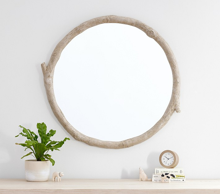 Birch Round Mirror | Pottery Barn Kids