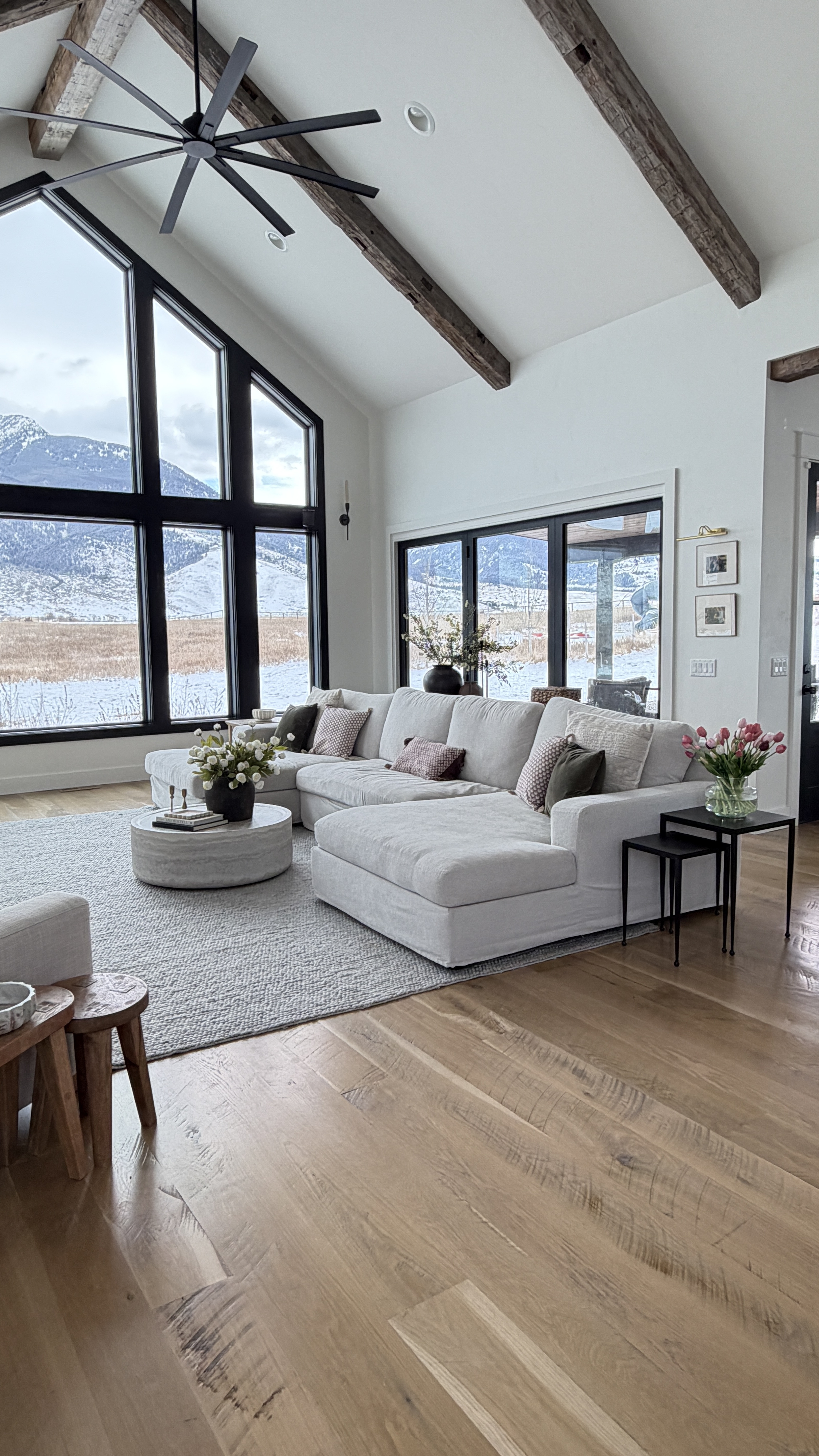 This space is a mix of cozy, neutral, and simple pieces that make the whole living room feel pulled together without being over decorated.
Neutral living room decor, cozy living room decor, modern organic decor, home refresh ideas, home decor finds. Scroll to shop!

#LTKHome