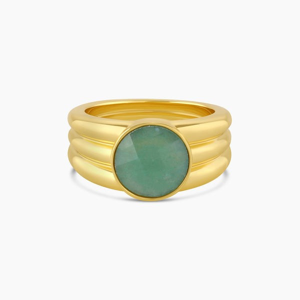 Power Gemstone Reed Ring for Luck | Gorjana