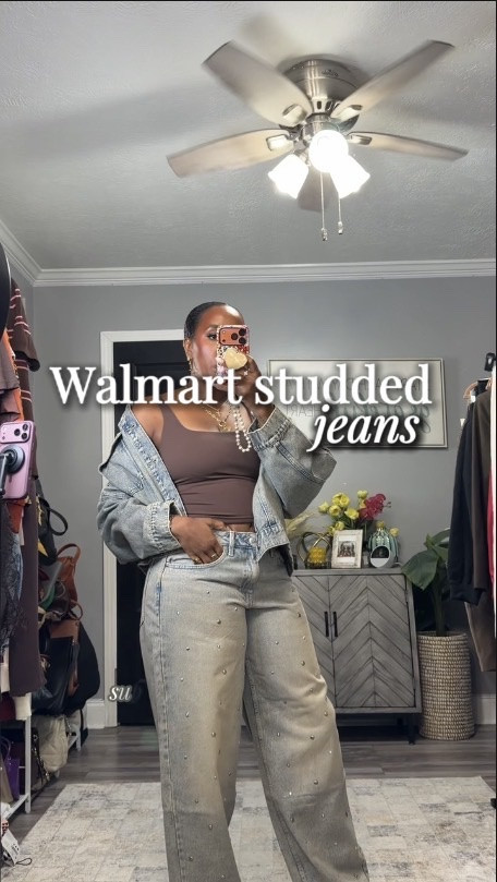 Walmart fall try-on, and these pieces are too cute! From embellished wide-leg jeans and an olive blazer to a denim-on-denim moment and this rich burgundy set—there’s a look for brunch, casual Fridays, date night, and travel. 🍂

I love pieces you can mix, match, and wear more than one way! Which is your favorite: blazer, denim, or burgundy set? 👀

#WalmartFashion #WalmartFinds #FallOutfits #AffordableFashion #FashionOver40

#LTKootd #LTKOver40 #LTKMidsize