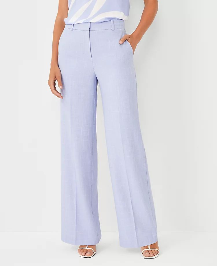 The Wide Leg Pant in Cross Weave | Ann Taylor (US)