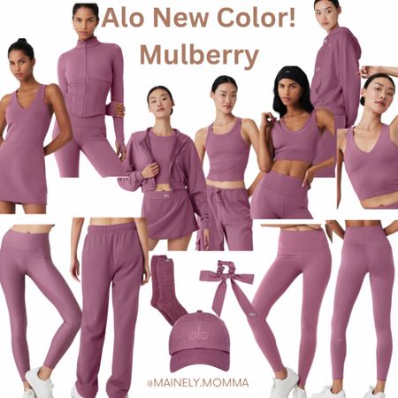 Alo new color! Mulberry

#yoga #fitness #workout #gym #althleisure #sportsbra #tanktop #croptop #jackets #sweatshirt #leggings #sweatpants #joggers #hat #ballcap #bow #hair ow #socks #alo #mulberry #valentines #valentinescolors #valentinesday #valentinesoutfit #trends #trending 

#LTKfitness #LTKstyletip #LTKMostLoved