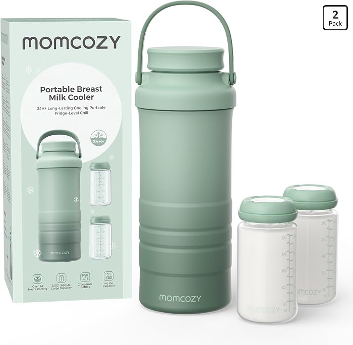 Momcozy 22oz Portable Breast Milk Cooler for Outdoor, Life Saver with 360\u00b0 Total Cooling for... | Amazon (US)