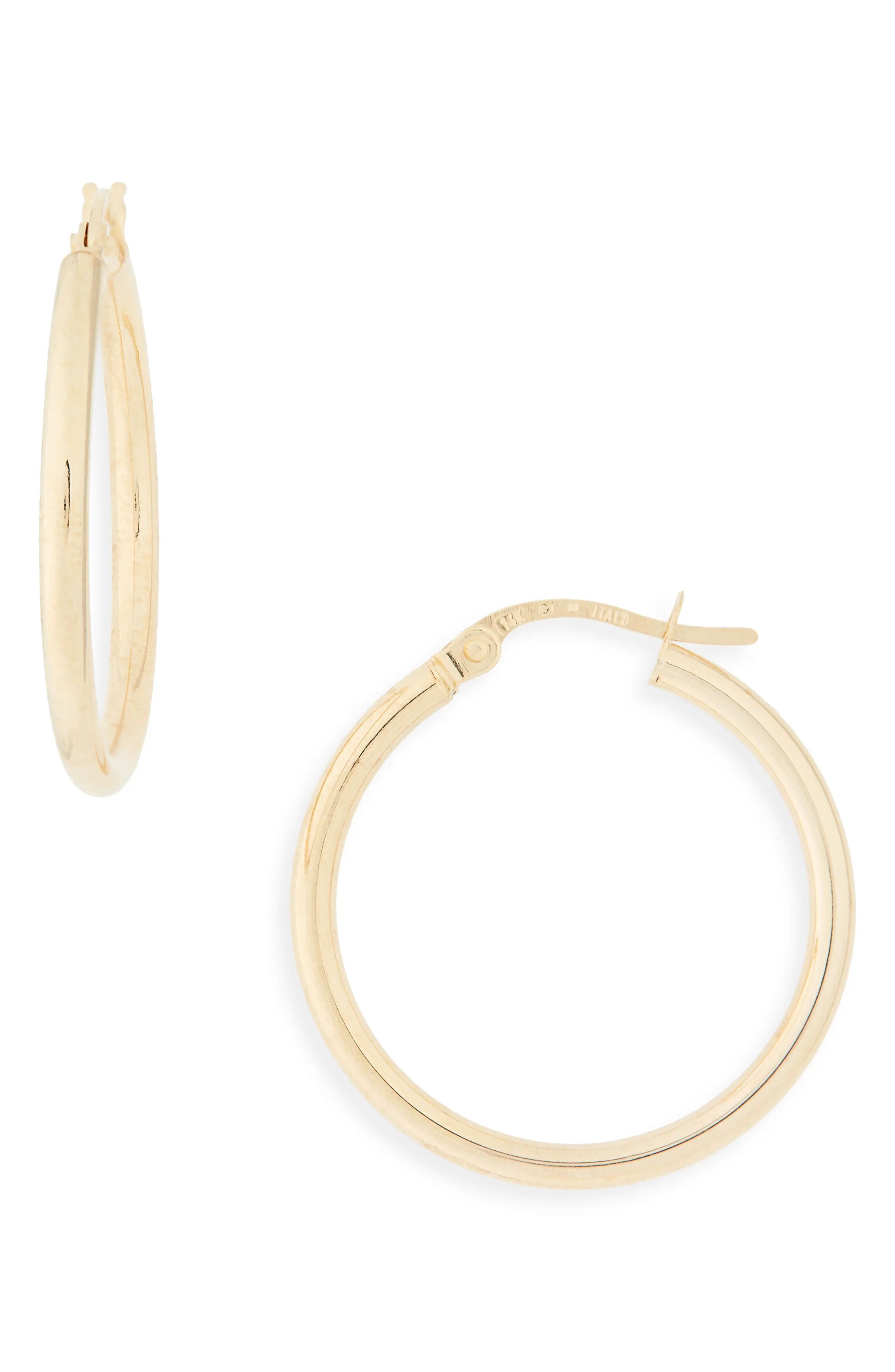 Women's Bony Levy 14K Gold Hoop Earrings (Nordstrom Exclusive) | Nordstrom