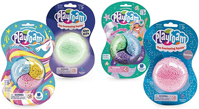 Educational Insights Jumbo Playfoam Jumbo Pods Set of 4 Special Edition, Fidget, Sensory Toy, Eas... | Amazon (US)