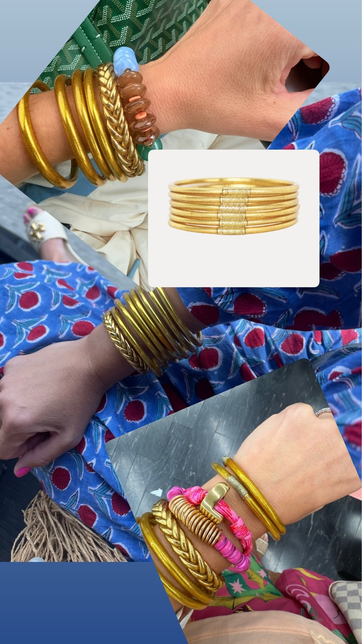 My go to gold bangles that are waterproof 💦 now come in a thiner version…. 

Weightless ✅ waterproof ✅ and silent ✅ 

I love how beautifully they mix with all your other bracelets. I wear mine almost daily!

#LTKgrwm #LTKootd