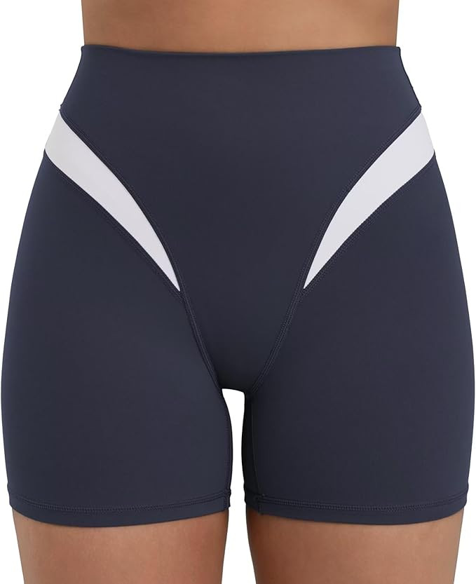 Sunzel Colorblock Biker Shorts Women High Waist Tummy Control – Buttery Soft Squat Proof No Fro... | Amazon (US)