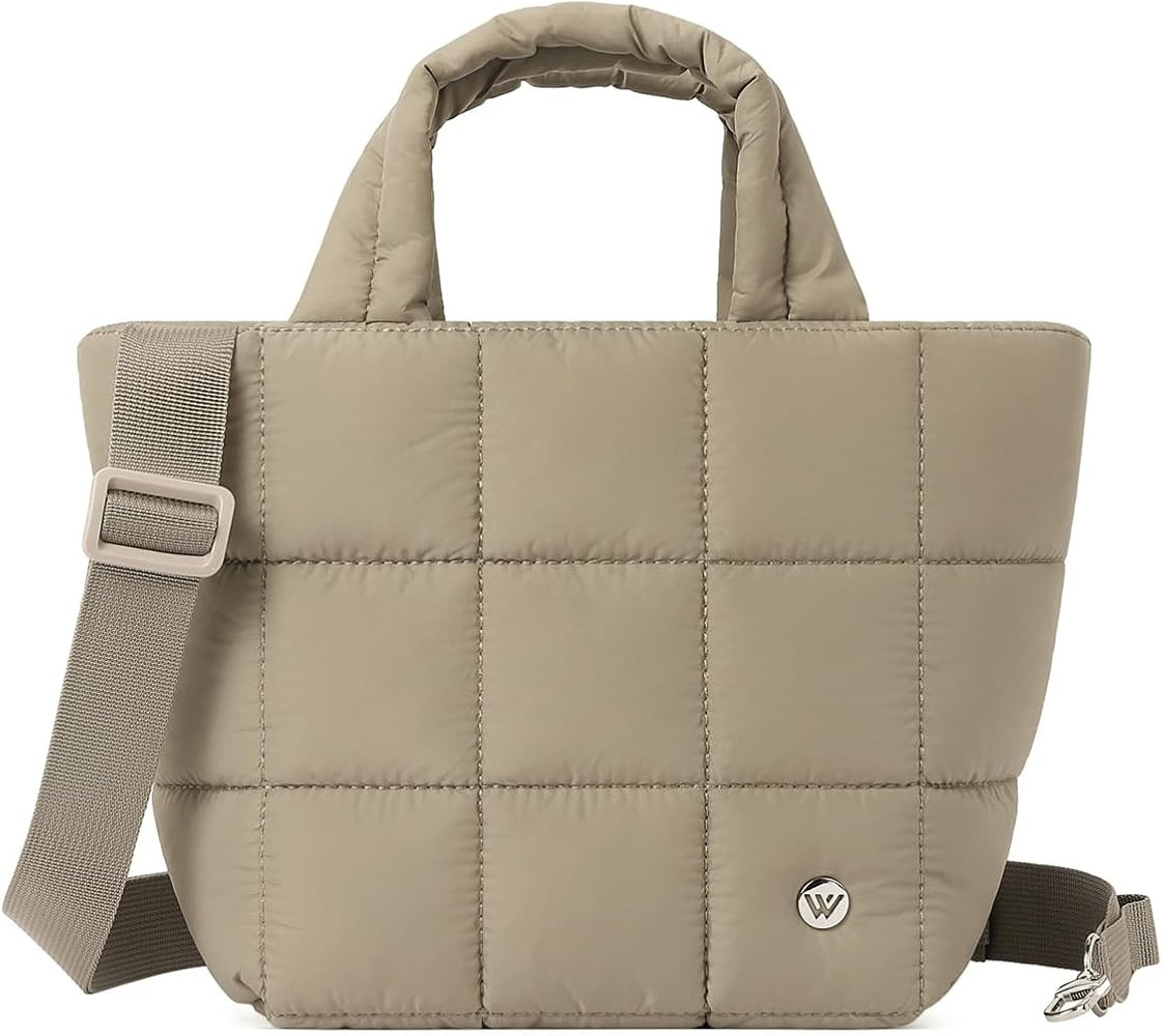 WESTBRONCO Mini Puffer Bag Quilted Crossbody Bags for Women Small Puffy Purse Nylon Shoulder Hand... | Amazon (US)