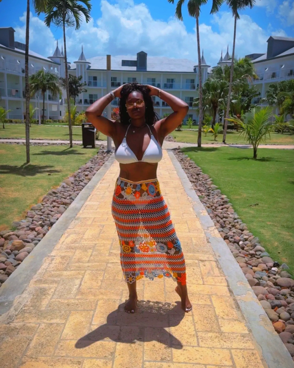 These colors on my skin tone were everything!!!! Vibrant orange mixed with bold yellow, soft subtle blue, and white on a beautiful sunny day? Recipe for greatness 😏

Shop the look 💕

#LTKMidsize #LTKFindsUnder50 #LTKStyleTip