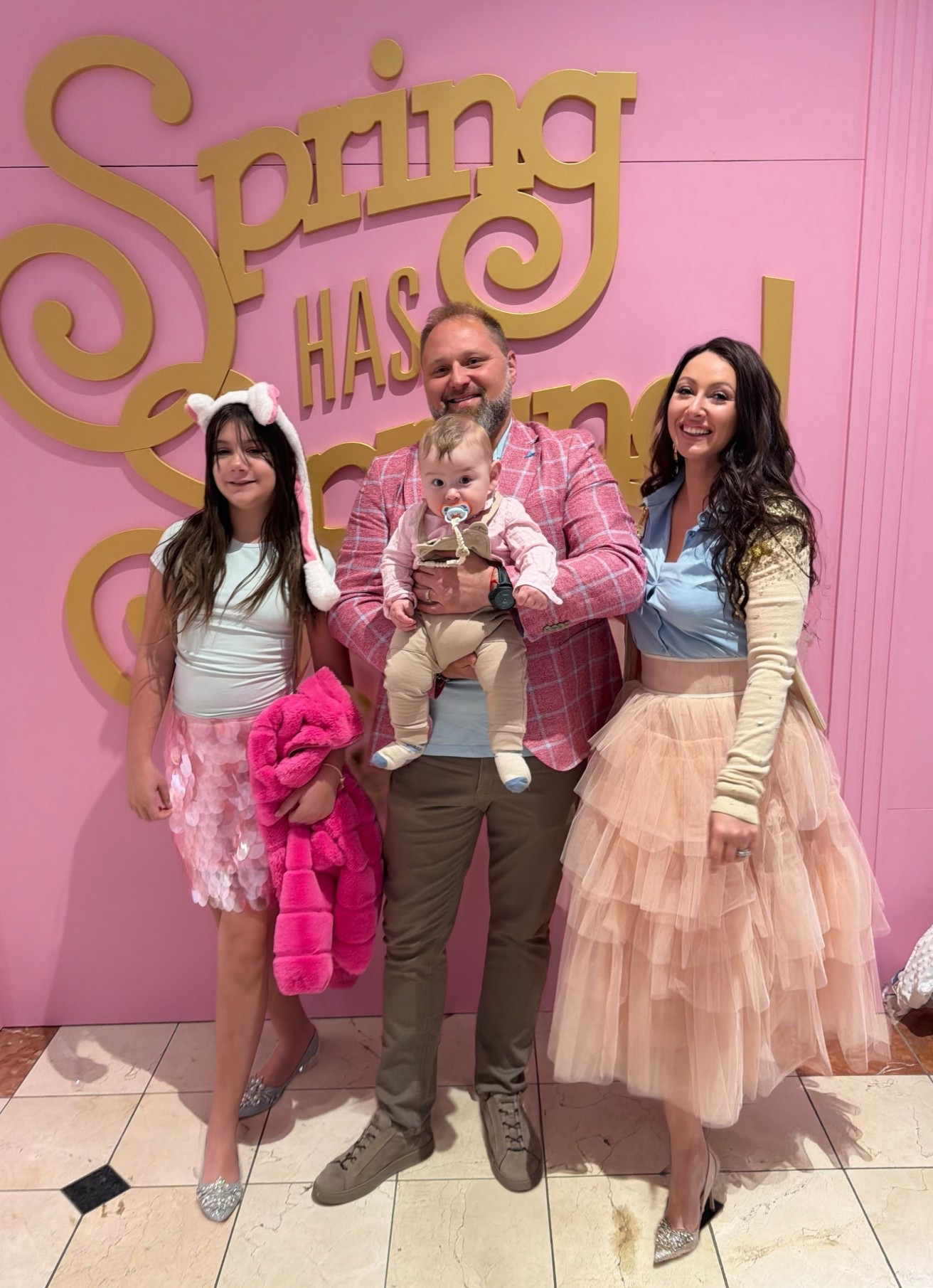 Easter is my favorite excuse to wear all the soft pastel colors and celebrate the sweetness of spring with family. Sofia fully embraced the bunny spirit, Nathan had his first Easter Bunny moment, and I felt like I stepped straight into a spring fairytale in my super romantic layered tulle skirt from ChicWish. And my husband…well thank God he loves me enough to go along with all my craziness and never ever complain and also looks as handsome as they come in pastels! 

These are the moments that make holidays so special 💕

Happy Easter from our family to yours! 🐣✨

#EasterVibes #PastelEaster #SpringMoments #ChicWish #FamilyTime #FashionKnowledgy 

@Chicwish  

#LTKBaby #LTKSpringSale #LTKstorytime