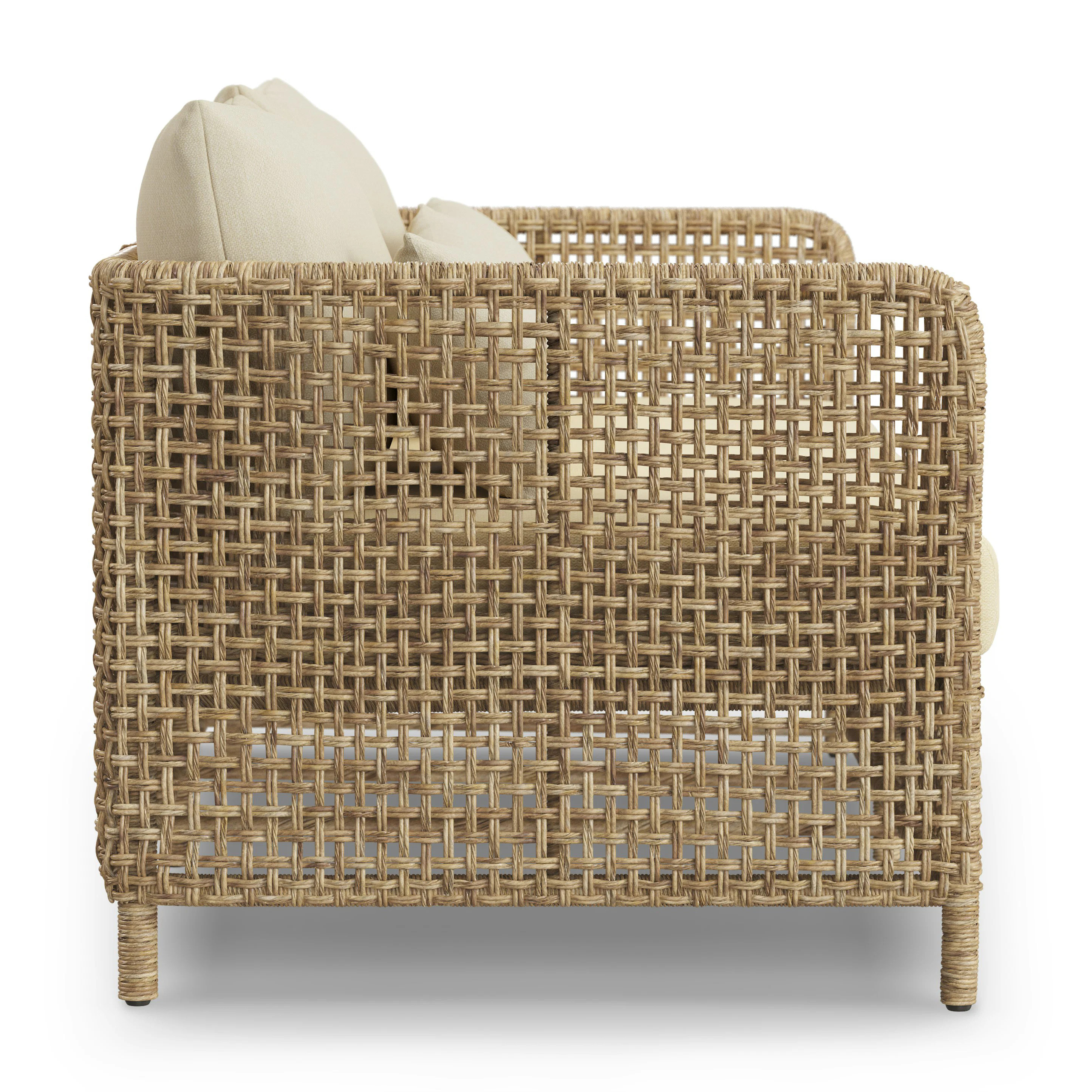 Robbi 67.25" Outdoor Loveseat - Dravite Ivory | Article