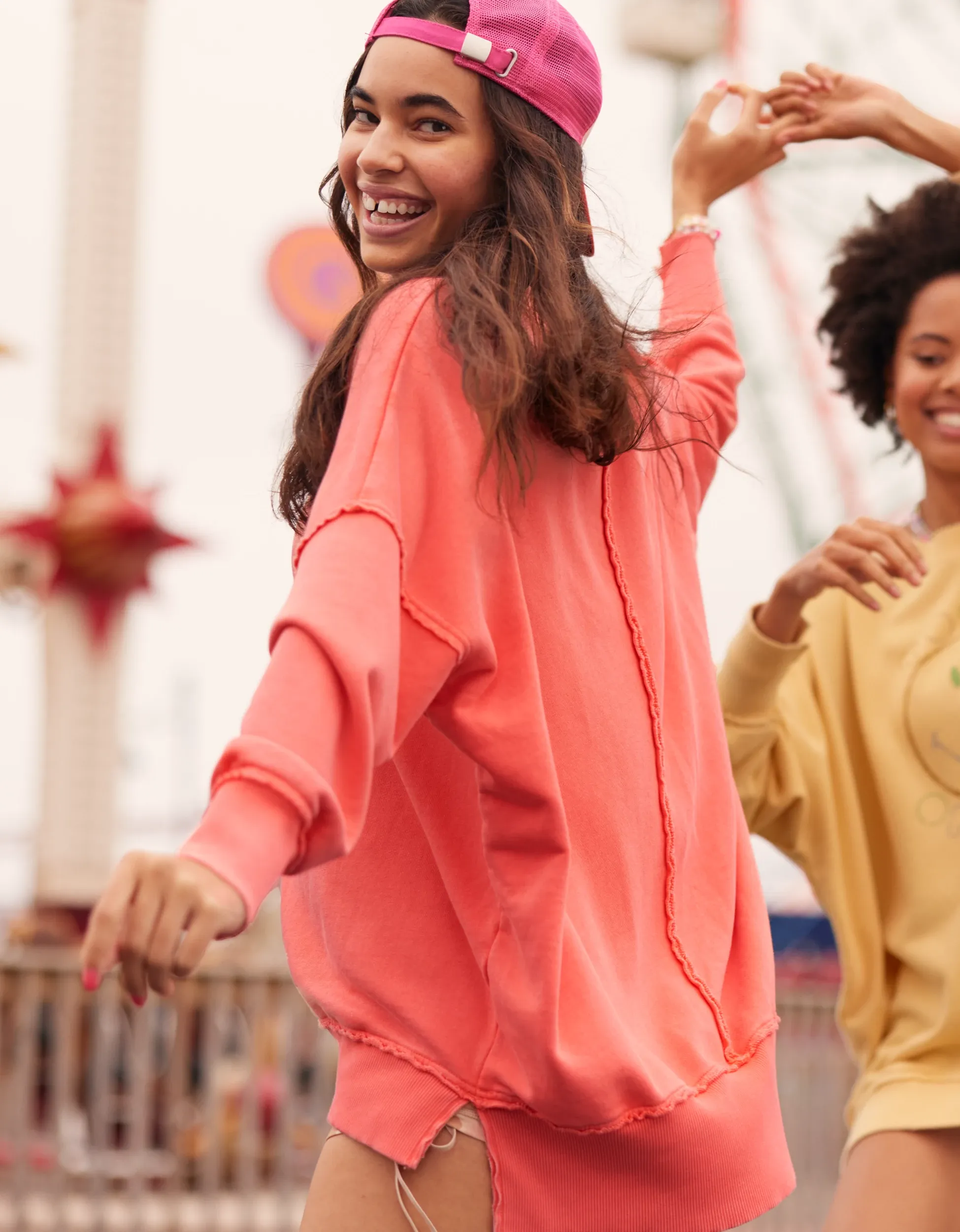 Aerie The Happiest Oversized Crew … curated on LTK