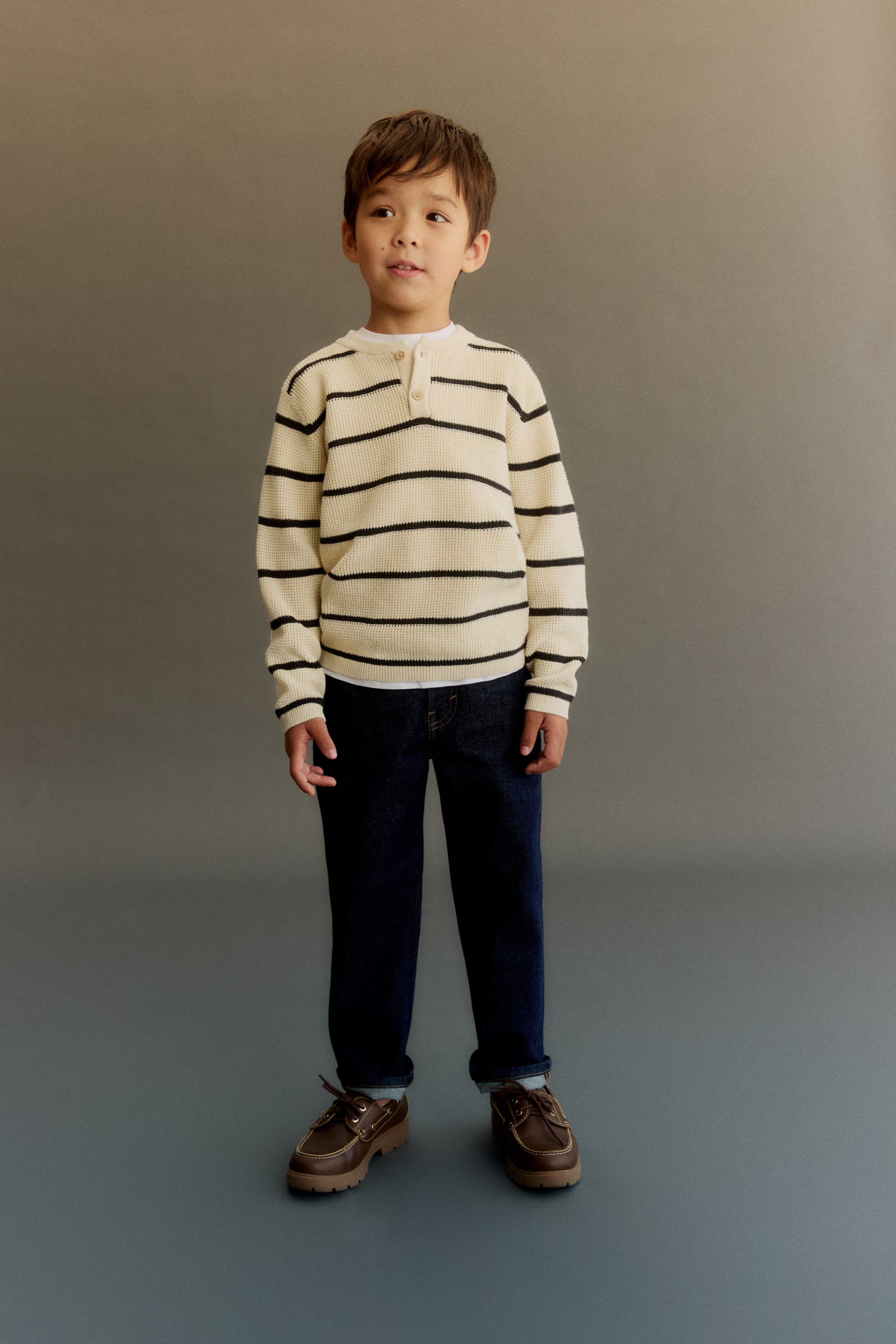 Waffle-knit Henley Sweater | H&M (US + CA)