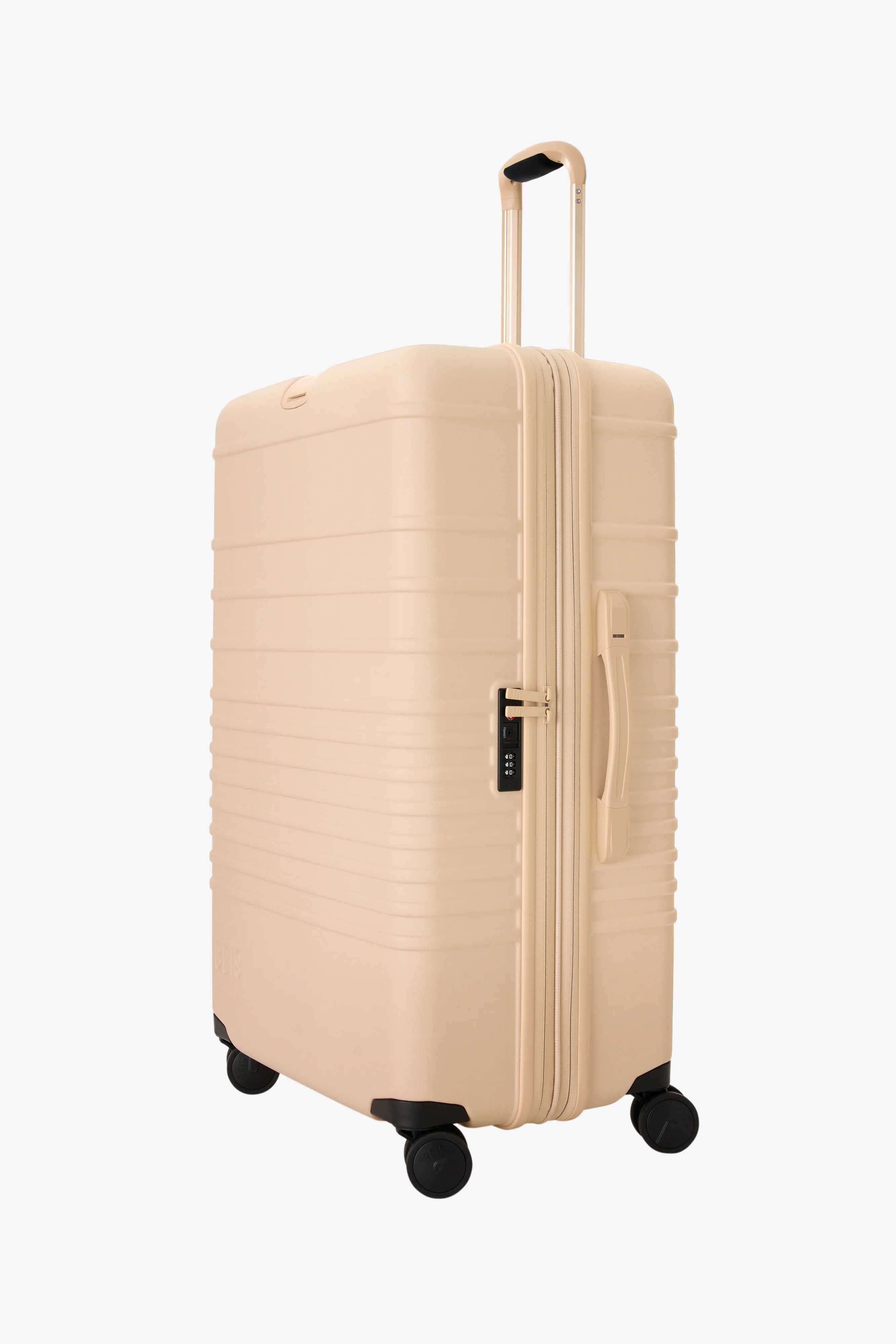 BÉIS 'The Large Check-In Roller' in Beige - 29 inch Beige Rolling Check in Luggage & Checked Sui... | BEIS