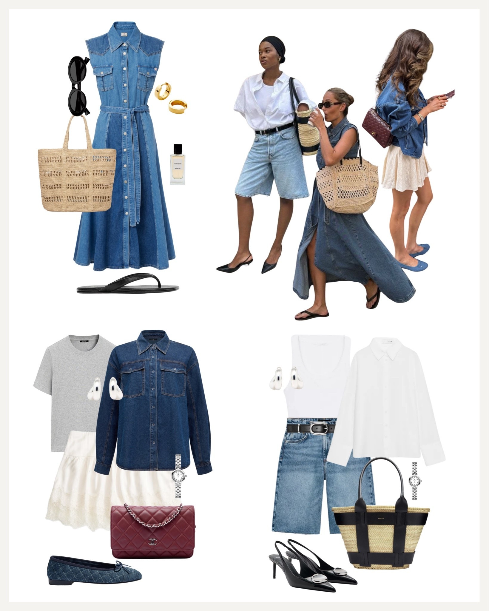 Denim outfits for summer ☀️

#LTKsummer