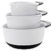 OXO Good Grips Mixing Bowl Set with Black Handles, 3-Piece | Amazon (US)