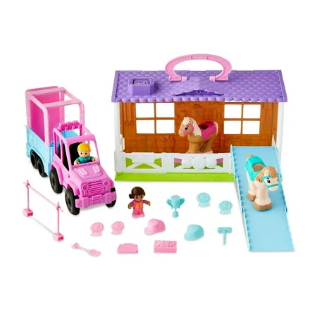 Kid Connection Pony Ranch Play Set with Lights and Sounds, 36 Pieces, Toddler Toys | Walmart (US)