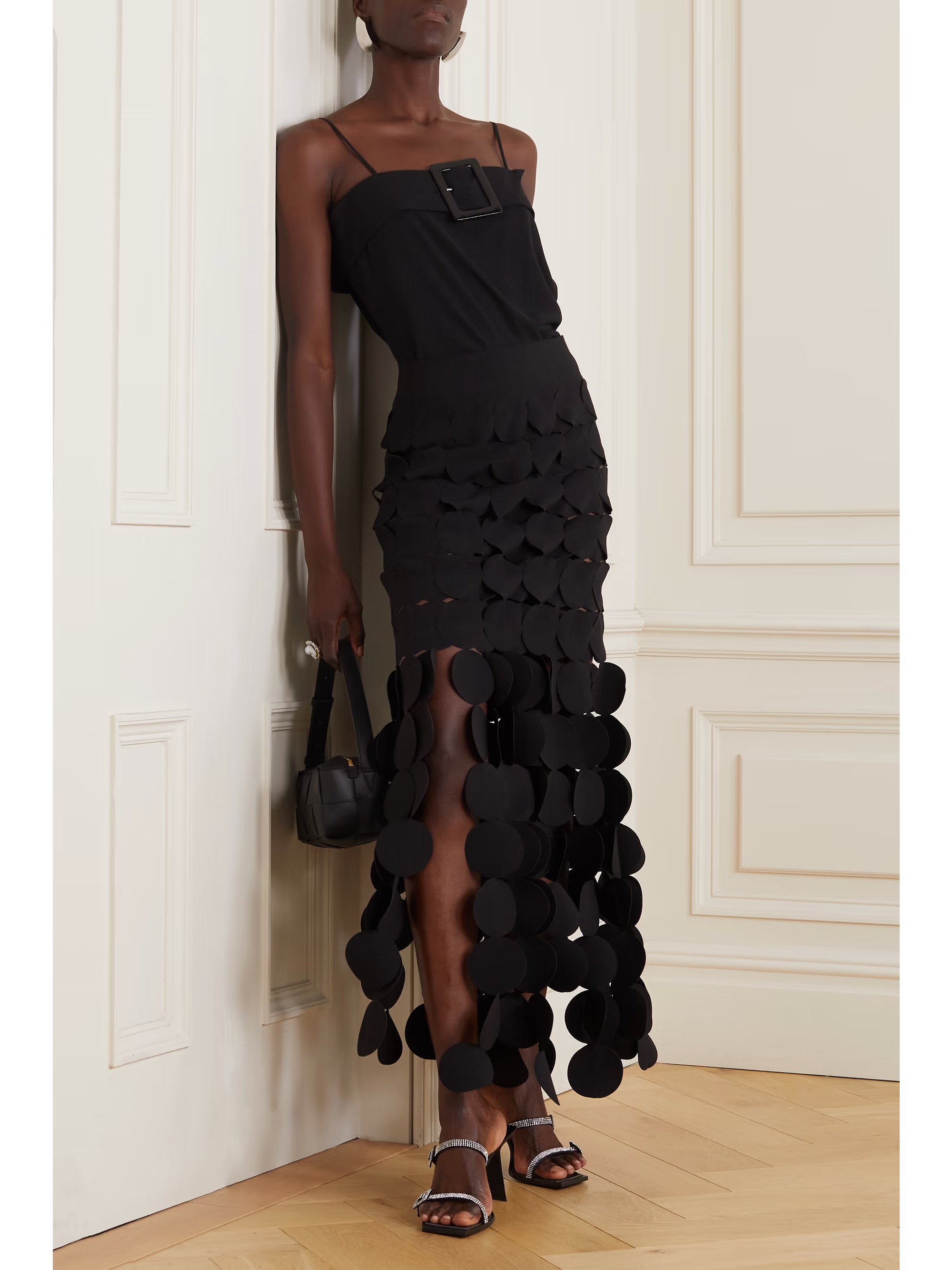 Laser-cut crepe maxi skirt | NET-A-PORTER (US)