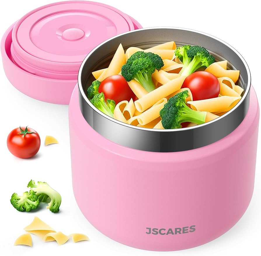 12oz Kids Insulated-Food-Jars for Hot-Food, Wide Mouth Soup Thermo Food Jar Insulated Thermal Lun... | Amazon (US)